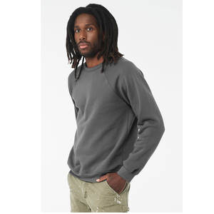 Bella Canvas Unisex Sudadera de cuello redondo de gran tamaño logotipo personalizado bordado algodón en blanco para mujer sudadera invierno 3901 - Product Image 4