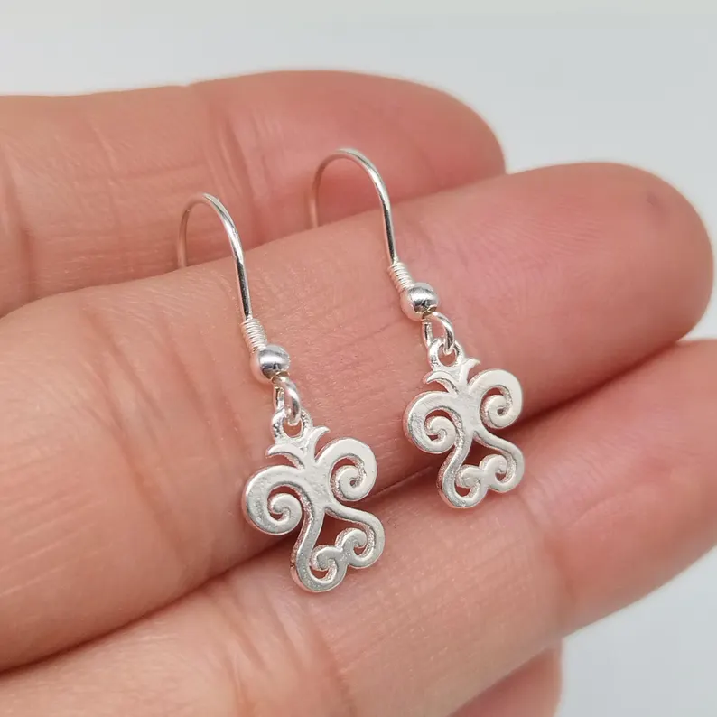 Sankofa Jewelry Adinkra Symbol Necklaces Earrings