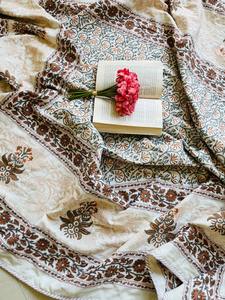 Produit chaud couvertures jette indien traditionnel main bloc imprimé doux coton Voile double taille Dohar à vendre - Product Image 2