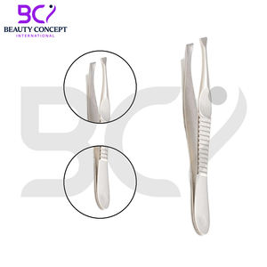 Pince à épiler à sourcils fabriquée au Pakistan Pince à épiler pointue fabriquée à la main avec pointe inclinée pour hommes et femmes - Product Image 4