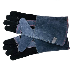 Gants de soudage en cuir de haute qualité, grands gants de soudage en Kevlar, gants en cuir ignifugés résistants à la chaleur pour soudeurs - Product Image 6