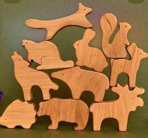 Jouet puzzle en bois d'animaux de haute qualité |   Finition lisse et polie |   Travail artisanal |   Prix de gros en gros directement de l'usine - Product Image 1