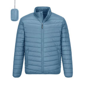 Nueva Chaqueta Acolchada Ligera de Invierno para Hombre, Ropa de Lona con Capucha, Transpirable, de Secado Rápido, con Logotipo Frontal, Informal - Product Image 1