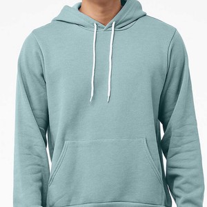 Sweat-shirt à capuche unisexe en poly-coton à fermeture éclair intégrale Pullover Hoodies - Product Image 2