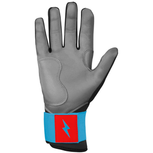 Guantes de Bateo de Béisbol Personalizados para Hombre con Logotipo, Ecológicos, Transpirables, de Cuero Ligero y Cómodo, con Cierre de Velcro - Product Image 3