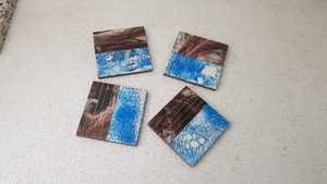 Top Selling Resin And Wood Coffee Tea <b>Coaster</b> Best Selling Product Luxury Look for Home Office <b>Table</b> <b>Coaster</b> Classic Look - Product Image 5