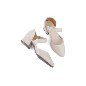 Zapatos de tacón dorado para niñas - Product Image 1