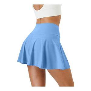 Mini pantalones cortos de golf personalizados de alta calidad y faldas activas plisadas para mujeres Plum Gym Tennis Inflow Sports para adultos - Product Image 2