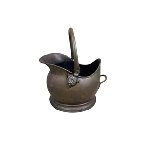 Cubo de Carbón de Hierro Metálico con Acabado Negro Personalizado, Juego de Chimenea Hecho a Mano de Alta Calidad y Accesorios, Cubo de Carbón - Product Image 5