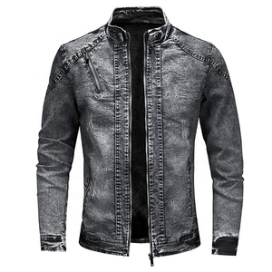 Chaqueta de calle de diseñador al por mayor para hombre Chaqueta de mezclilla de lona de estilo alto Estilo de calle de moda - Product Image 2