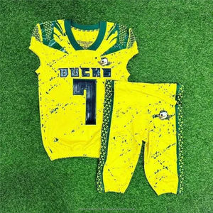 Custom Breathable Football Uniforms Supporter Jersey Sublimation 7V7 OEM Service Logo Printing Quick Dry - Product Image 1