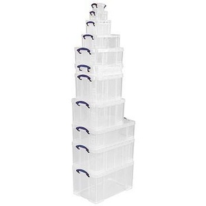 กล่องเก็บของพลาสติกโพลีโพรพิลีนสีดำขนาด 71x31x44 ซม. สำหรับแฟ้ม DIN A4 ความจุ 64 ลิตร กล่องอเนกประสงค์ที่ใช้งานได้จริง - Product Image 3