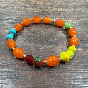 Brazalete de Cuentas de Resina Mixta con Piedras Preciosas de Feng Shui, Estilo Clásico Pellocci, para Fiestas, Venta al por Mayor - Product Image 1