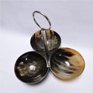 Juego de Tazones de Cuerno de Búfalo de Moda, Calidad Premium, Hechos a Mano con Pulido, Tazón para Servir Masa para Uso en el Hogar, Hoteles y Restaurantes - Product Image 1