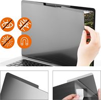 Protector de Pantalla de Privacidad para Laptop MacBook Air Pro M1/M2 de 13 pulgadas/13.6 pulgadas-16 pulgadas, Filtro Magnético de PET