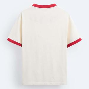 Camiseta de Hombre de Estilo Minimalista, Favorita de los Compradores, al por Mayor, Color Sólido, Algodón, Informal, Proveedor de Marca Privada - Product Image 4