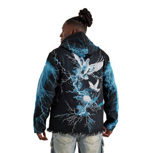 Custom Men's Printed Pullover <b>Hoodie</b> 100% Cotton Fleece Fabric Winter Casual Wear Breathable & Quick Dry <b>Hoodie</b> - Product Image 4