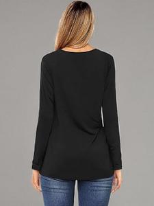 T-shirt sur mesure 95% coton 5% Spandex couleur noire col rond pour femmes meilleur prix d'usine Bangladesh - Product Image 5