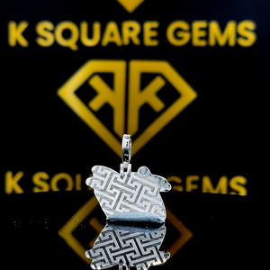 Colgante de Hip Hop con número personalizado, letra personalizada, colgante de número de Hip Hop para hombre, colgante de moissanita, joyería de Hip Hop Ice Out - Product Image 4