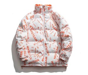 Chaqueta bomber acolchada por sublimación de alta calidad a bajo precio para hombre/mujer, Chaqueta brillante con estampado personalizado - Product Image 1