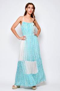 Collection Tendance Été Lurex Tie Dye Robe Longue Maxi pour Femmes Fête et Occasion Spéciale Robe Longue Haute Couture Resort - Product Image 6