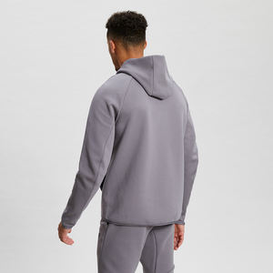 ชุดวอร์มฤดูหนาวของผู้ชายแบบสวมหัวพิมพ์ลายแบบสวมหัวมีฮู้ดปักลายแบบสวมหัวขนาดพลัสไซส์กำหนดเอง - Product Image 3