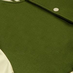 Chaqueta de béisbol universitaria para hombre duradera de primera calidad nuevo estilo Varsity Letterman mangas de cuero de lana CollegeBaseballjacket para hombre - Product Image 3