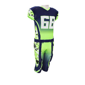 Best Quality Youth American Football Uniforms Set With Custom Logo and Number American Uniform Kit for Adult Team - Product Image 4