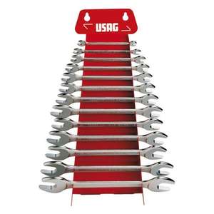 Juego de 13 Llaves de Boca Abierta de Doble Extremo Usag, Herramienta de Calidad Premium para Uso Profesional - Product Image 1