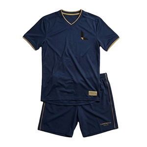 Uniforme de Fútbol Personalizado con Impresión Digital |   Conjunto de Jersey Deportivo de Manga Corta, Transpirable y de Secado Rápido, 100% Poliéster, OEM - Product Image 1