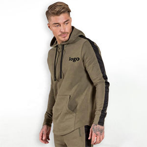 Ensemble de survêtement sport personnalisé deux pièces, survêtement décontracté, survêtement grande taille pour hommes, ensembles pour l'extérieur, survêtement à fermeture éclair - Product Image 4