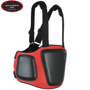 Protège-ventre de boxe en cuir PU de qualité supérieure, fait main, personnalisé, dernier modèle tendance, produit 2026 par ABDULLAH MARTIAL ARTS - Product Image 2