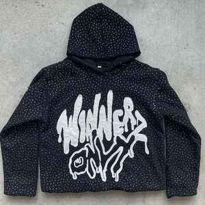 Nouveau sweat à capuche en coton 100% brodé tendance, logo personnalisé, marque privée, vêtements décontractés de haute qualité, vente en gros - Product Image 1