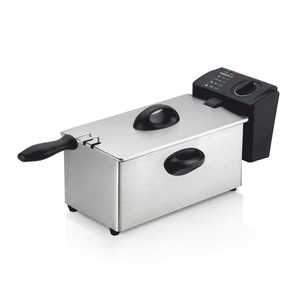 Friggitrice ad olio in acciaio inox 2000W 3 L (Haeger DF-3ES.017A) - Product Image 1