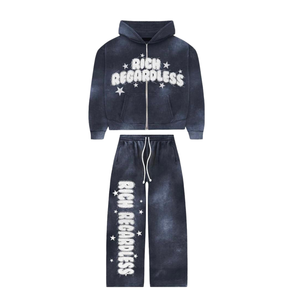 Comprar chándales OEM ODM Sun Faded de algodón ligero polar estilo callejero cómodo chándal para hombres y mujeres Unisex - Product Image 2