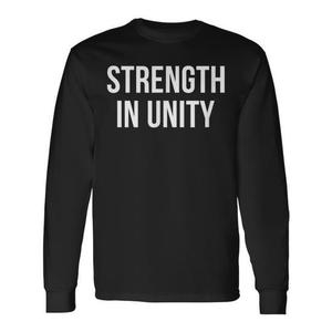 T-Shirt Promozionale a Maniche Lunghe Unity Strength - Product Image 2