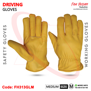 Gants de conduite en cuir de chèvre personnalisés de haute qualité pour une utilisation en extérieur en gros du Pakistan - Product Image 4