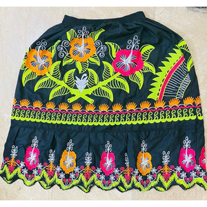 Haute qualité coton femmes décontracté Long & Shorts jupes nouveau Style vêtements de mode broderie fabriqué trou prix de vente - Product Image 2