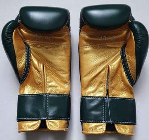 Gants de boxe professionnels en cuir gagnants Logo personnalisé SI-BG-0106 de couleur personnalisé imperméable et respirant - Product Image 4