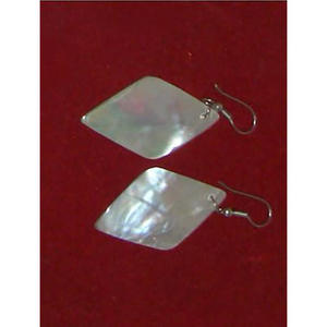 Pendientes de Concha de Nácar con Acero Inoxidable, Joyería de Concha Marina, Pendientes de Concha Blanca para Mujer - Product Image 2