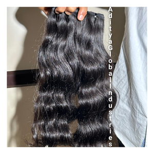 Vente en gros Extensions de cheveux humains en vrac bruts indiens vierges naturelles de qualité remy, meilleurs fournisseurs de cheveux bruts non traités - Product Image 1