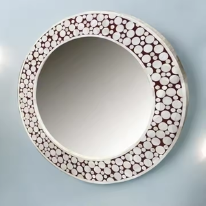 High on Demand Bone Inlay <b>Wall</b> <b>Mirror</b> for Bedroom Living Room and Bathroom Decoration - Product Image 1
