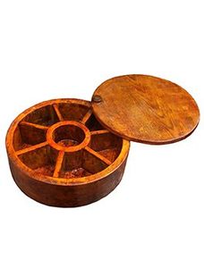 Organisateur de rangement pour épices en bois de luxe multicouche, écologique, compatible lave-vaisselle, sections compartimentées pour cuisines gastronomiques - Product Image 5