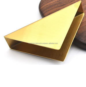 Porte-rond de serviette en or rose, fournitures de table de luxe, décorations pour mariage et événements - Product Image 3