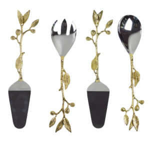 ชุดช้อนส้อมตกแต่งโต๊ะอาหาร ดีไซน์โดดเด่น พร้อมการเคลือบผิวอย่างดี เหมาะสำหรับตกแต่งบ้าน ร้านอาหาร และโรงแรม ดีไซน์ขัดเงาและมีความเงางาม - Product Image 6