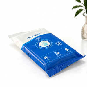 Lingettes antibactériennes Uniquality, 30 feuilles, format voyage, pour le nettoyage en déplacement - Product Image 1