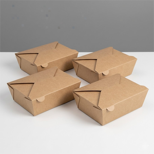 SenAng05 Disposable Leakproof Kraft Paper Custom Shape Takeaway Boxes for Fast Food Sushi &amp; Pet Food Packaging - Product Image 6
