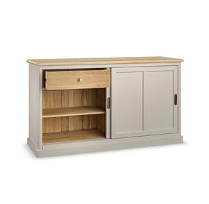 Panel de madera de aparador de lujo elegante moderno con herrajes de latón para comedor y dormitorio, muebles de almacenamiento de madera elegantes para sala de estar - Product Image 2