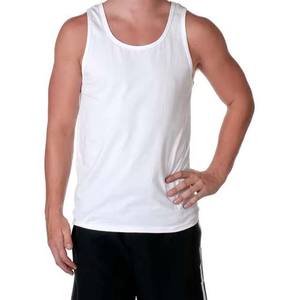 Precio al por mayor diseño personalizado gimnasio chaleco camisetas bordado impreso hombres de talla grande camisetas sin mangas 200g algodón transpirable sin mangas - Product Image 1