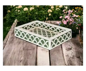 ถาดเสิร์ฟแบบคลาสสิกพร้อม2025ดีไซน์แฮนด์เมดไม่เหมือนใครเหมาะสำหรับเสิร์ฟอาหารตกแต่งบ้านการใช้ในห้องครัวและสไตล์การนำเสนอของโรงแรม - Product Image 3